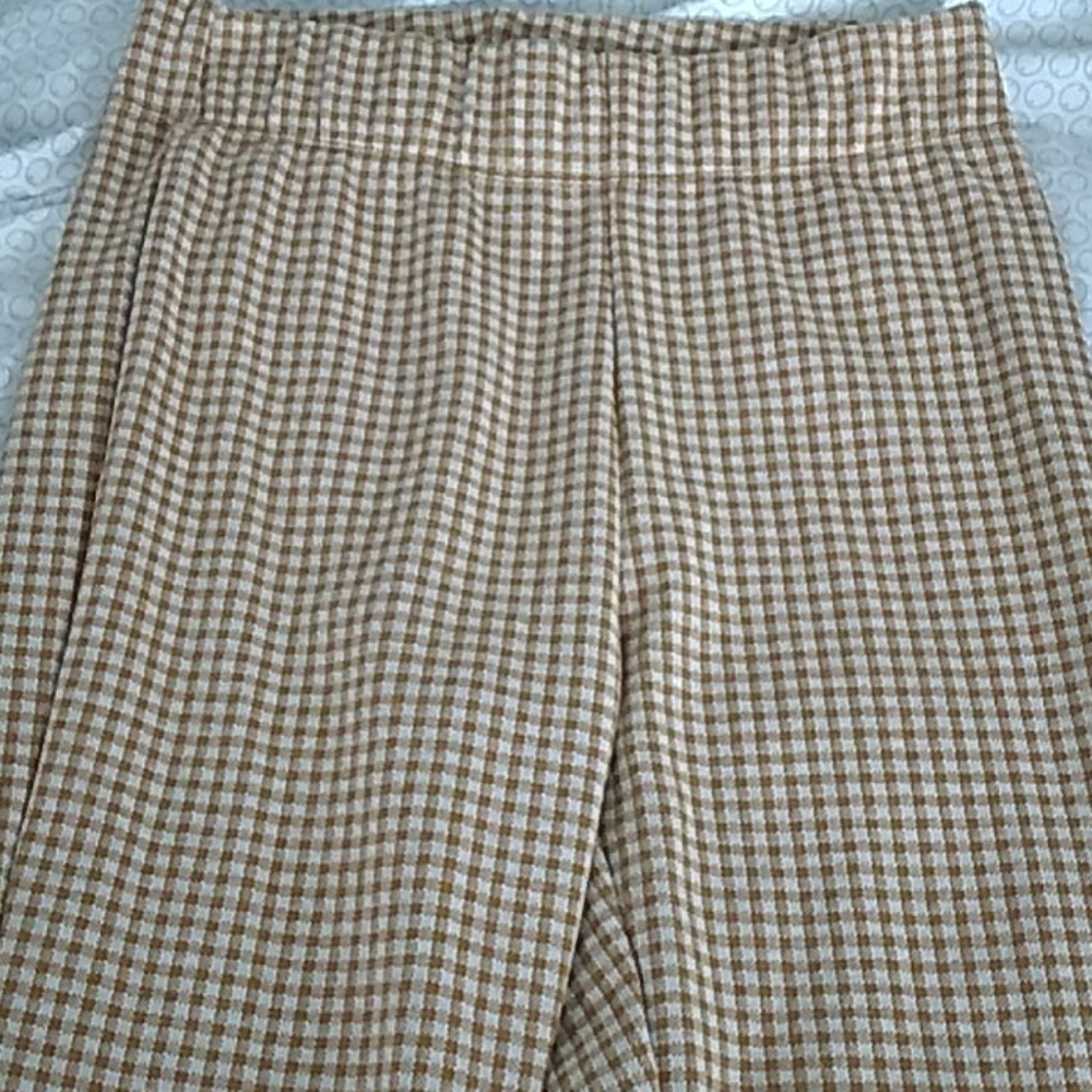 plaid leggings